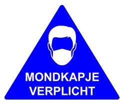 CRNA-MNDKP - mondkapje verplicht sticker - 20x16cm_Tekengebied 1